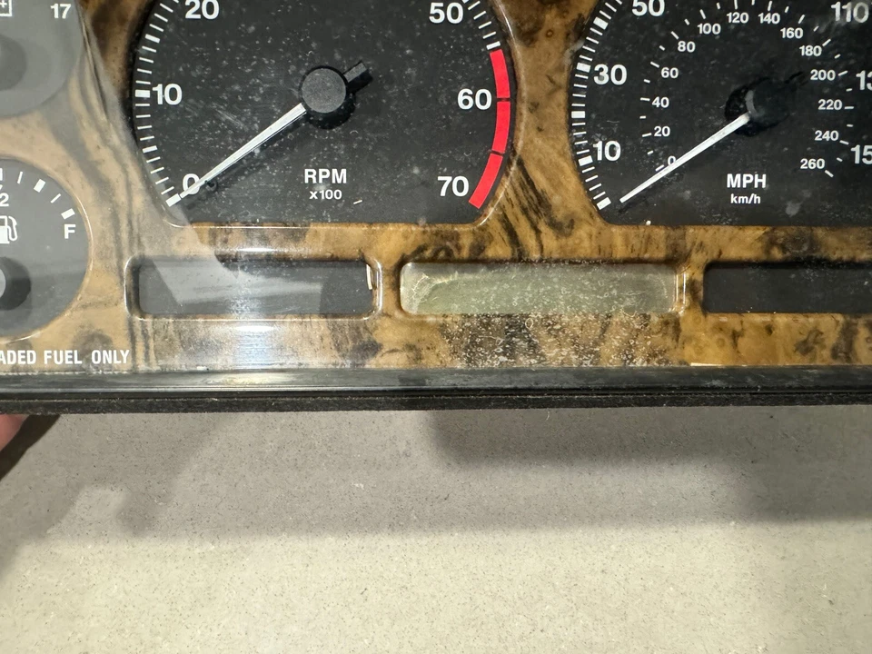 Jaguar XJ6 1995 velocímetro cuadro de instrumentos DP1087 55 k millas fabricante de equipos originales Foto 2 de 4