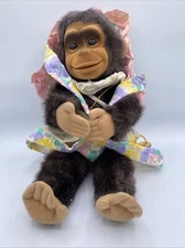Vintage Hosung Plush Baby Monkey Joey with Pacifier and Tag
