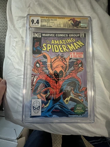 Amazing Spider-Man 238 CGC 9.4 Signature Series John Romita Jr. Stamp Intact