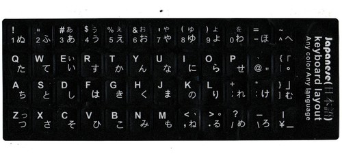 Keyboard Stickers UKRAINIAN RUSSIAN ARABIC FRENCH KOREAN JAPANESE QWERTY AZERTY - Picture 21 of 23