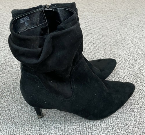 high heeled suede boots | eBay