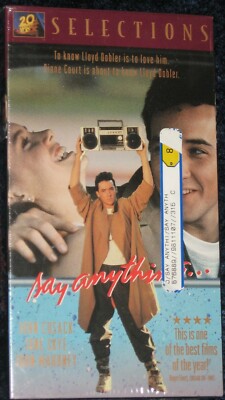 Say Anything NEW VHS John Cusack - Ione Skye - Factory Sealed