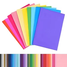 Tissue Wrapping Paper 10 Vibrant Colors Bulk 120 Sheets 26x20 Inches