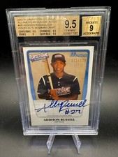 2012 Bowman Perfect Game All-American Addison Russell #/229 BGS 9.5 Auto RC SP