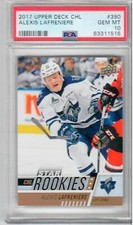2017-18 Upper Deck CHL #390 Alexis Lafreniere Star Rookies RC Rookie SP PSA 10