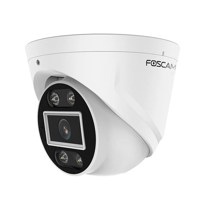 POE Foscam T5EP 5.0MP IP Camera Spotlight Color Night Vision Alarm Siren - Image 3 of 4