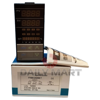 New In Box TAIE FY800-202000 Temperature Controller AC85-265V 50/60Hz 6VA