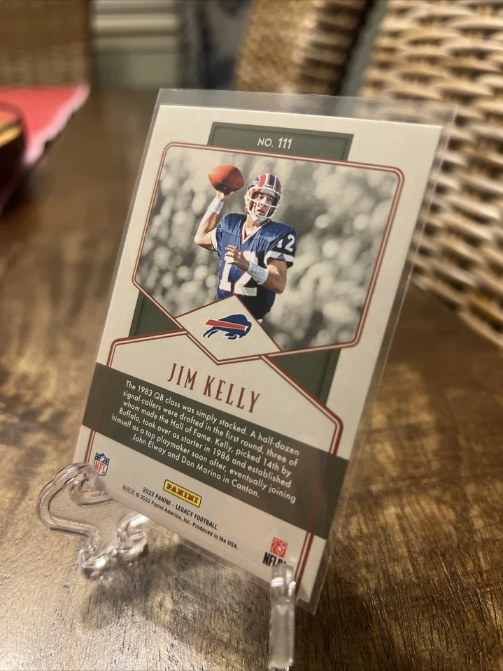 2022 Panini Legacy Legends Jim Kelly Buffalo Bills #111 - Image 2 of 2