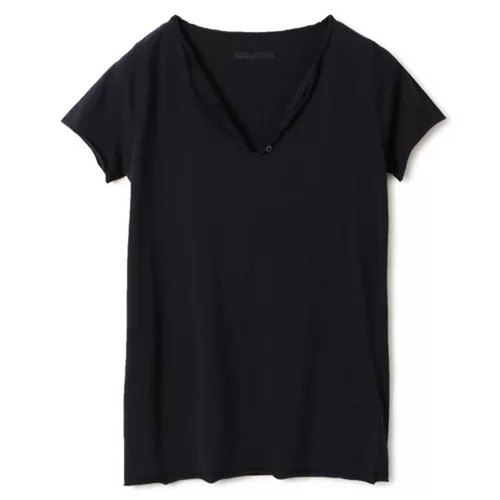 Zadig & Voltaire Tunisien MC Skull Give Me Love Printed T-Shirt Top S New 215211 - Picture 7 of 8