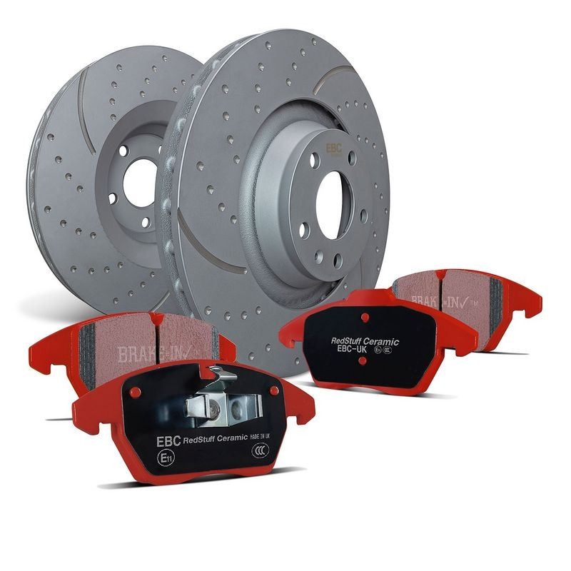 EBC PD12KF202 HIGH PERFORMANCE BRAKE KIT Front