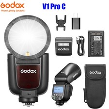 GODOX V1 Pro C 2.4G TTL Round Head Camera Flash HSS 1/8000s Speedlite for Canon