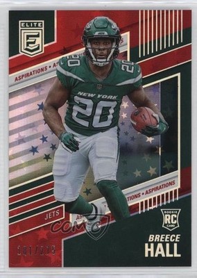 2022 Donruss Elite Rookies Aspirations Stars 181/275 Breece Hall Rookie RC 0ie5