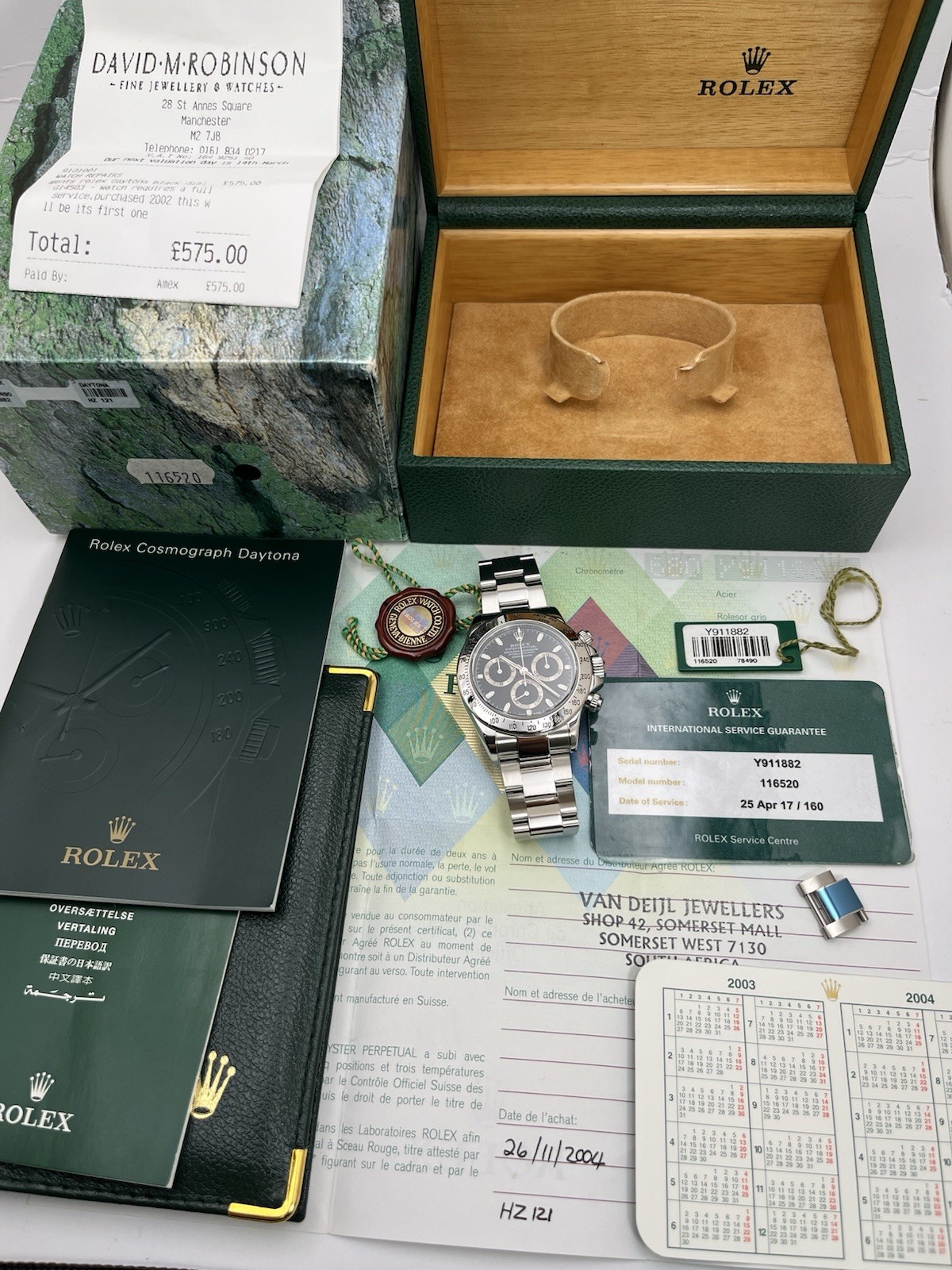 Rolex Daytona 17500ON