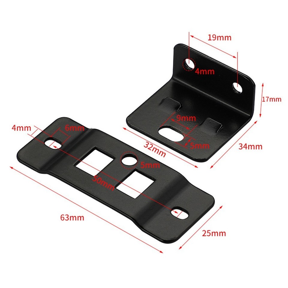 Parting Insert 2 Pieces L Shaped Furniture Shelf Support Fastening Parts 2in1 Insert ...