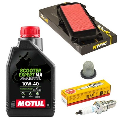 Wartung Set Ölsieb Öl 1L Luftfilter Zündkerze für Kymco Xciting 300 T72001 08-13