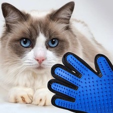 Pet Dog Cat Bath Gloves Grooming Washing Massage Fur Hair Soft Cleaning Brush US