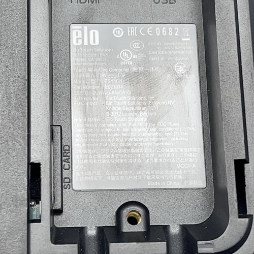 ELO Touch POS System 10" Android Touchscreen ESY10i1 Sold As Is For Parts B2 - Picture 3 of 3