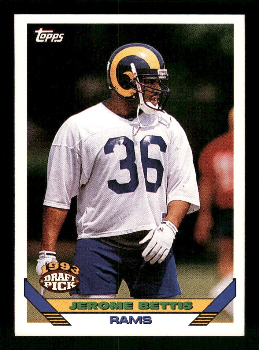 Jerome Bettis 1993 Topps #166 Rookie Los Angeles Rams NM