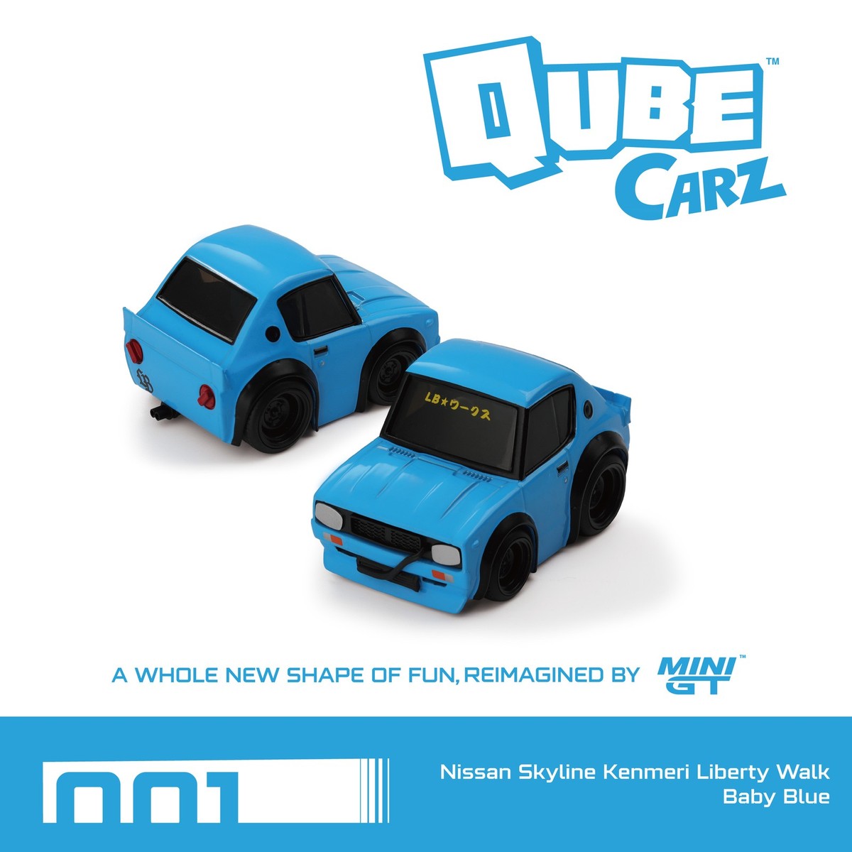 MINI GT Qube Carz ミニカーセット 001-006 日本未入荷 Mini GT Qube Carz #001- #006 Nissan full set of 6 Model Cars