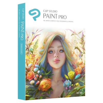 CLIP STUDIO PAINT PRO - Version 1 - Perpetual License - for Microsoft Window...