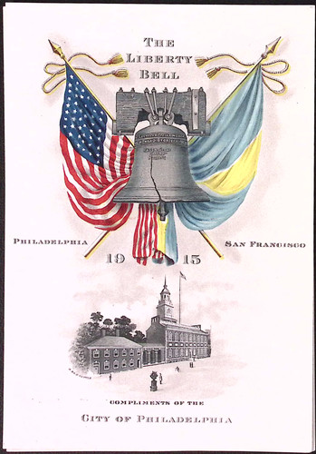 The Liberty Bell Philadelphia to San Francisco City of Philadelphia Souvenir