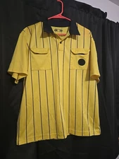 Veloce Yellow Soccer Referee Jersey Size Large