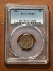 1863 Indian Head Cent PENNY 1C - PCGS AU58