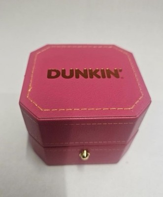 NEW Limited Edition Dunkin Doughnut Single Proposal Wedding Ring Box No Munchkin