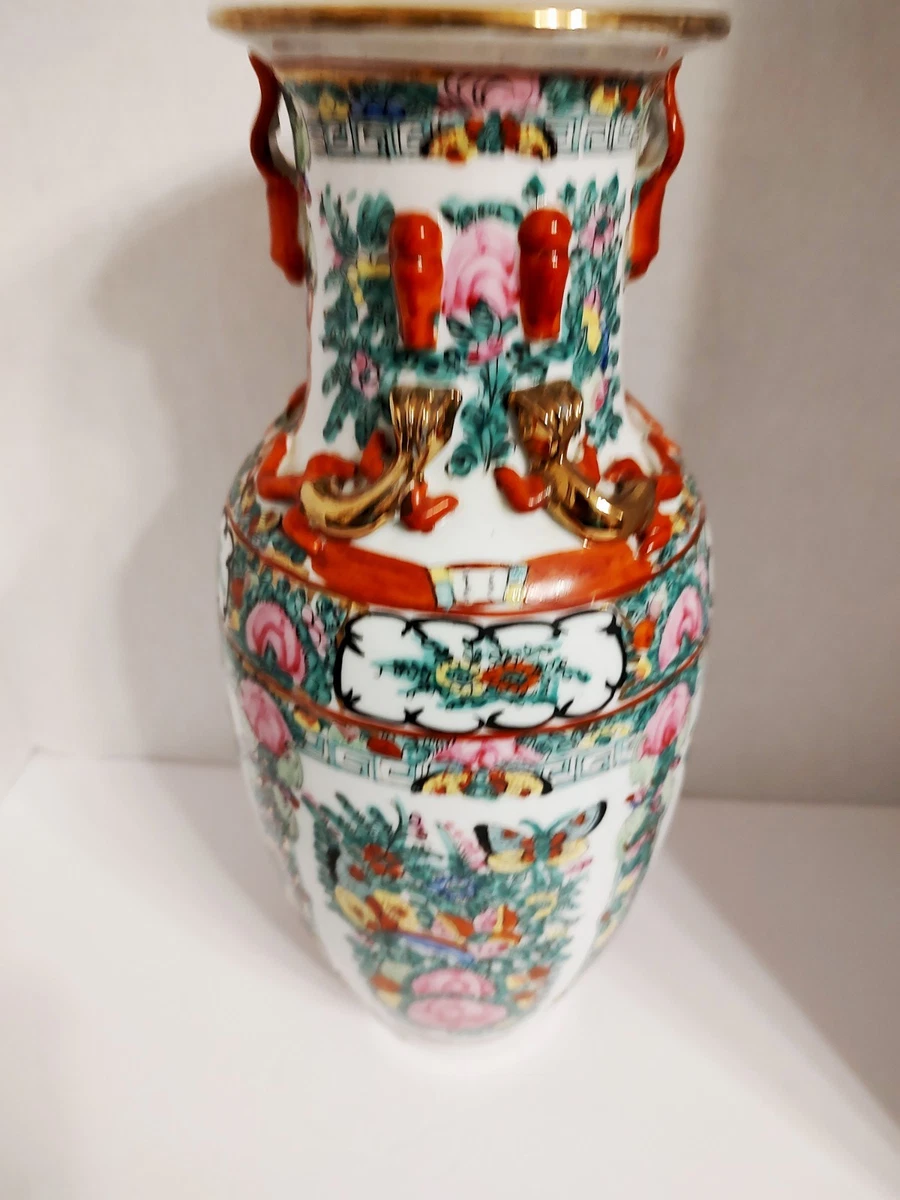 古董多色中国花瓶1900-1940 | eBay