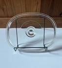 VTG PYREX Replacement Clear Glass Oval Lid For Corning Ware Casserole #F-12-C