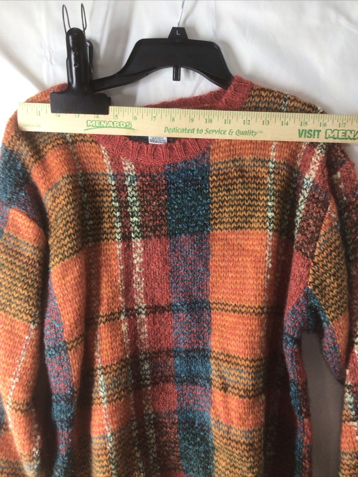 Bridgewater Classics L Multicolor Plaid Sweater - image 3
