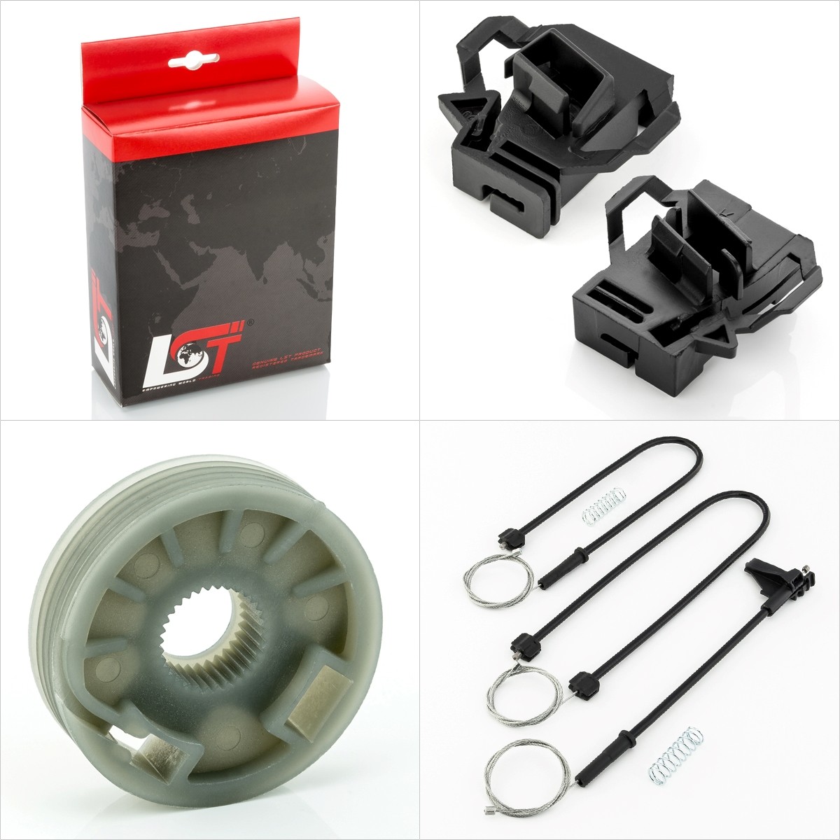 Window Regulator Repair Kit Front Right - for SEAT IBIZA 6K 93-99