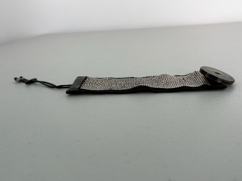 Designer Beth ORDUNA Sterling Silver Bracelet Silver Leather Bracelet Unique - Picture 5 of 13