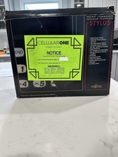 Fujitsu Pocket Commander Flip Phone with Vehicle Adaptor Vintage