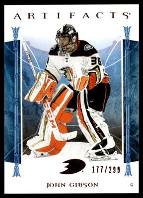 2022-23 UPPER DECK ARTIFACTS COPPER JOHN GIBSON 177/299 ANAHEIM DUCKS #139