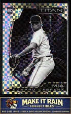 Edward Cabrera 2022 Panini Chronicles Titan Building Blocks #6 Miami Marlins RC