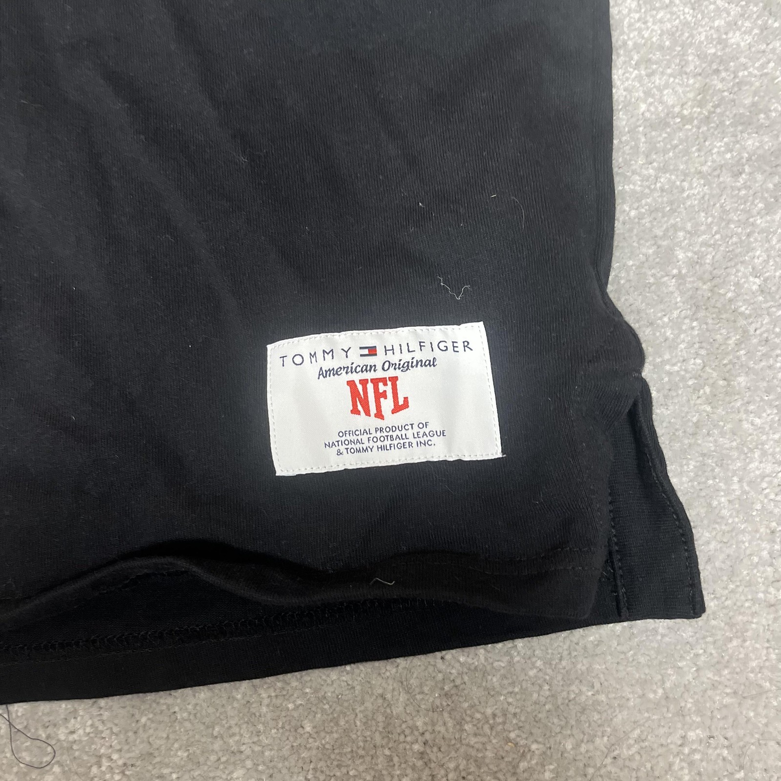 New Orleans Saints Shirt Mens Medium Black Gold White NFL Football Rugby Polo thumbnail 3