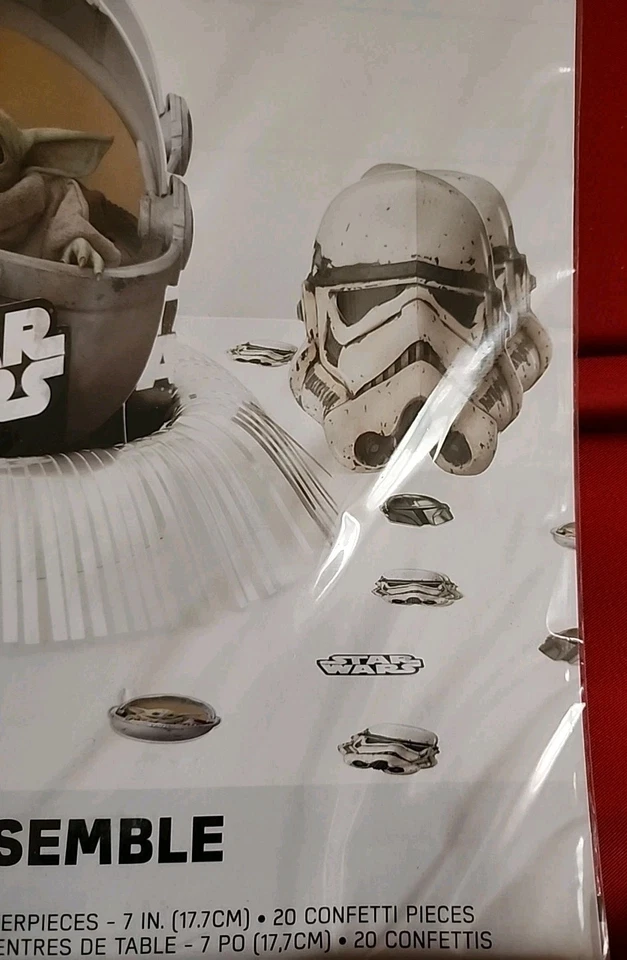 Disney Star Wars The Mandalorian Kit de Decoración de Mesa 23 Piezas Conjunto de Decoración de Cumpleaños Foto 3 de 4