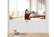 NEW 100 Inch Retractable Baby Pet Gate 42 Inches Tall