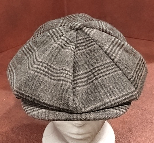 Cappello Gatsby marrone vintage newsboy berretto classico 8 pannelli