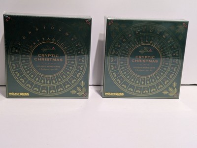 Lot of 2 Project Genius Cryptic Christmas Holiday Decode Song Title Word Game