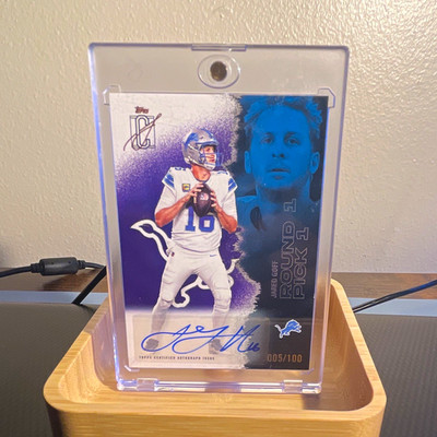 Topps 2025 Signature Class Jared Goff #58 Purple Autographs Auto 5/100 Lions