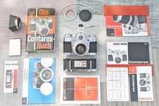 Zeiss Ikon Contarex Bullseye Cyclops Planar 50mm f/2 CRX Silver BIG KONVOLUT