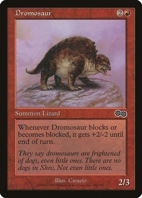 Dromosaur (182) Urza's Saga USG MTG Magic