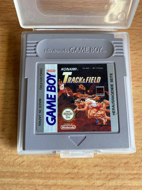 Notice Seule Du Jeu Track Meet Pour Nintendo Game Boy - Bon état, Manuel D'instructions