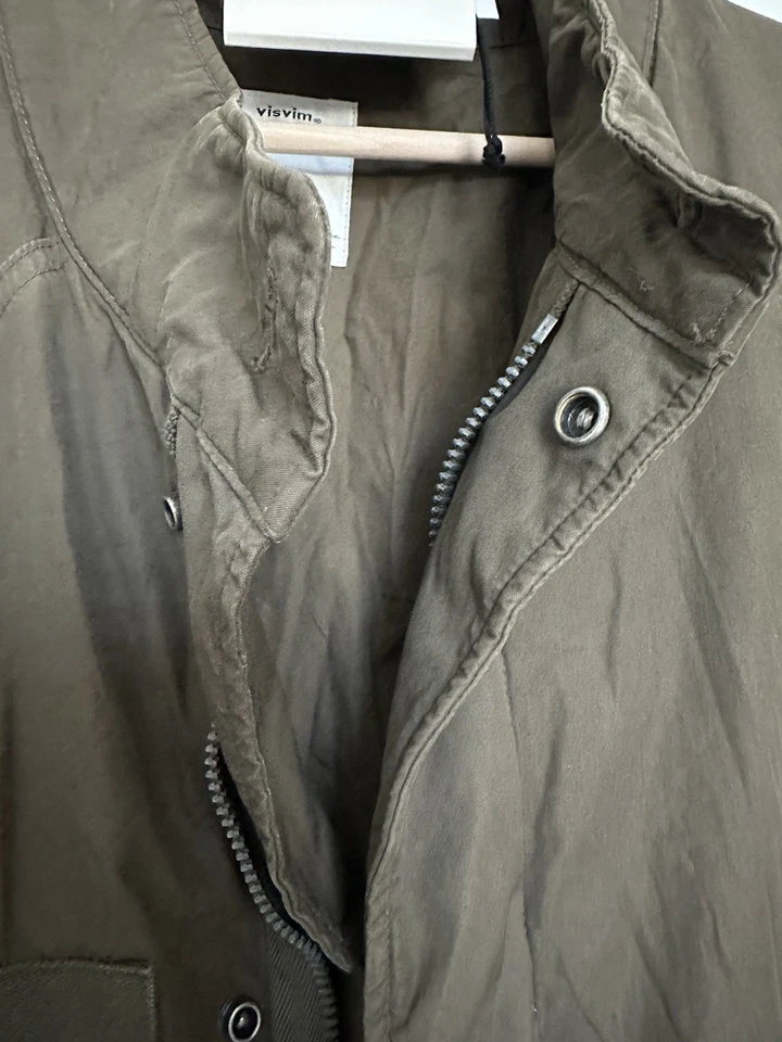 Auténtica Parka Visvim Six-Five Cola de Pescado KOFU 21SS Oliva Talla 3 Foto 3 de 4