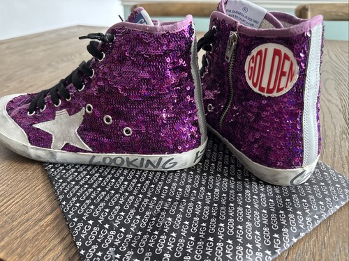 Golden Goose Sequin Francy Purple 40 - Picture 5 of 9