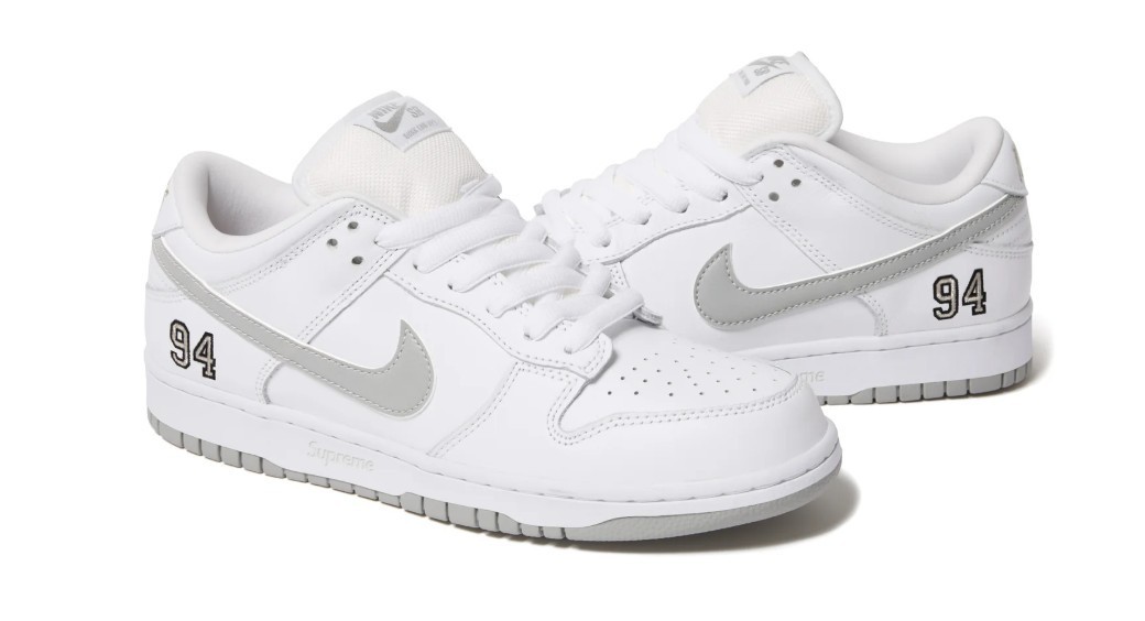 【24cm】Supreme nike SB dunk low 白 White Supreme Nike SB Dunk Low White (FW25) - $130