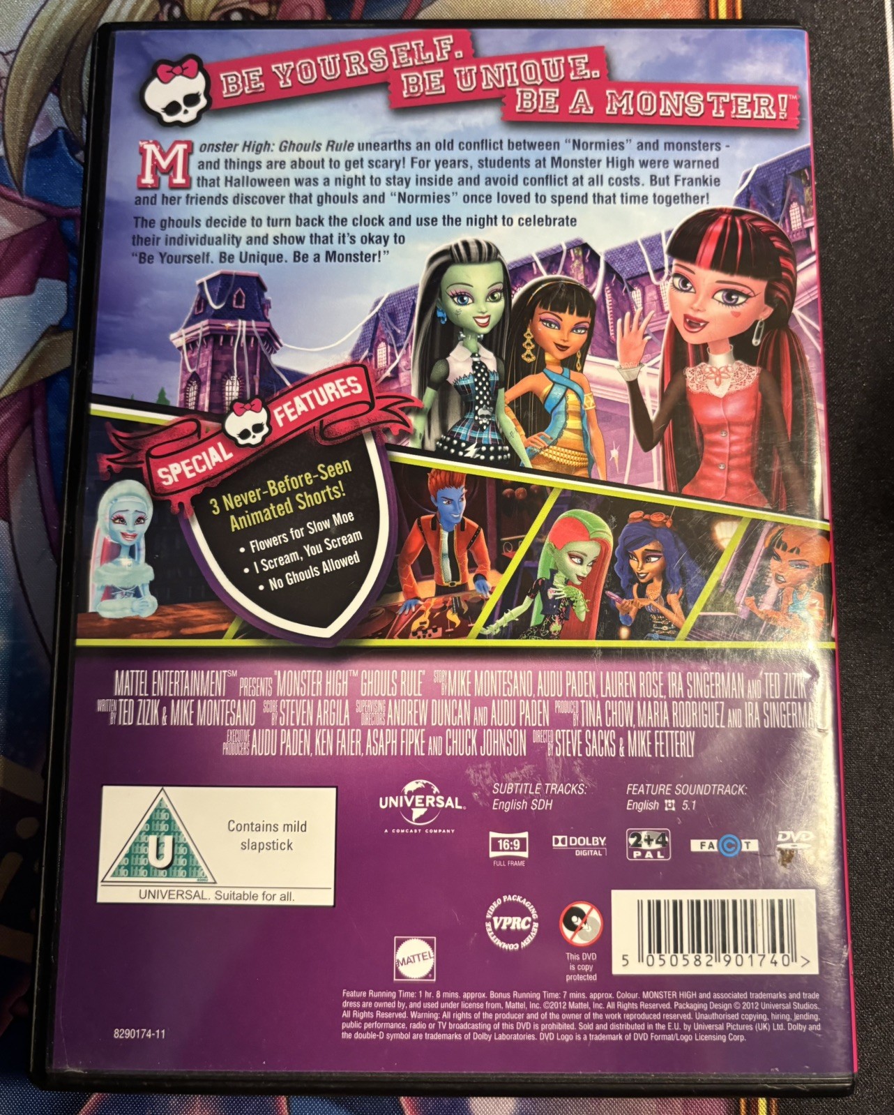Monster High: Ghouls Rule, DVD, Great Condition.