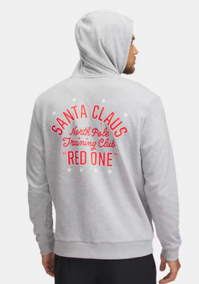 Under Armour Project Rock Santa Claus Red One Club Men's Hoodie XL New Active